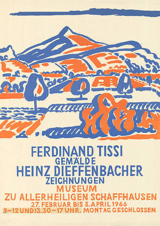 Ferdinand Tissi, Heinz Dieffenbacher, Museum zu Allerheiligen Schaffhausen