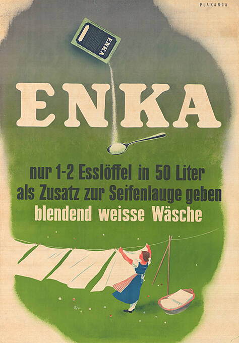 Enka, blendend weisse Wäsche