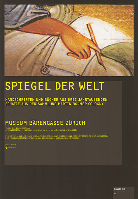 Spiegel der Welt, Handschriften und Bücher aus drei Jahrhunderten, Museum Bärengasse