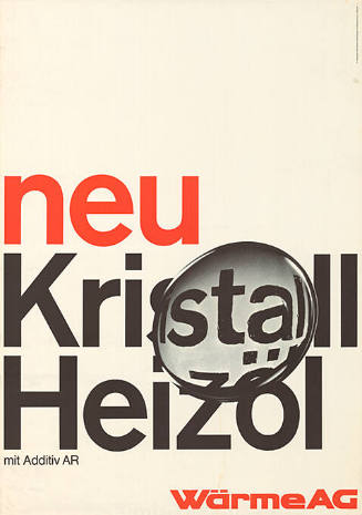 Neu, Kristall Heizöl, Wärme AG