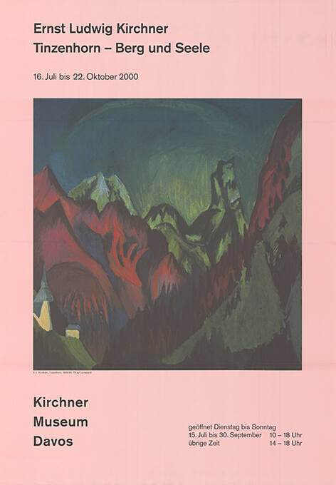 Ernst Ludwig Kirchner, Tinzenhorn - Berg und Seele, Kirchner Museum, Davos