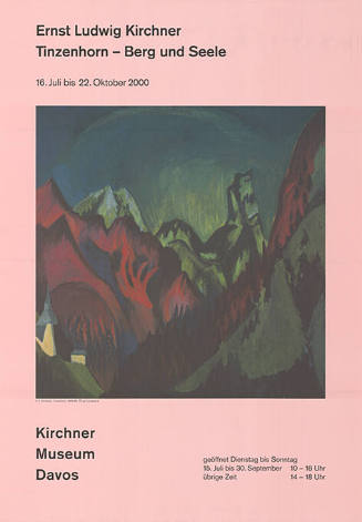 Ernst Ludwig Kirchner, Tinzenhorn - Berg und Seele, Kirchner Museum, Davos