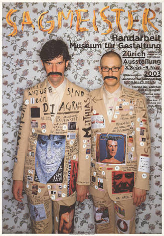 Sagmeister, Handarbeit, Museum für Gestaltung Zürich