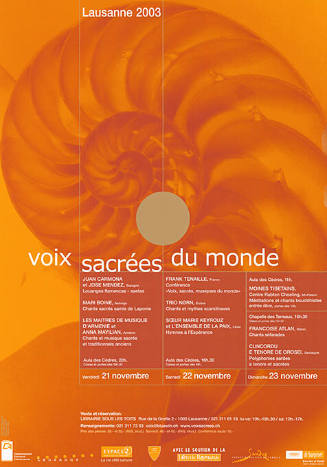 Voix Sacrées du Monde, Lausanne