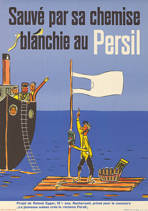 Sauvé par sa chemise blanchie au Persil