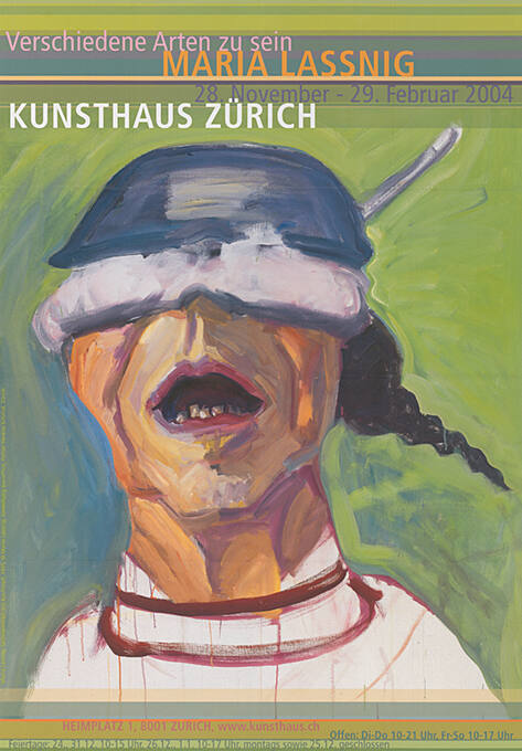 Maria Lassnig, Verschiedene Arten zu sein, Kunsthaus Zürich