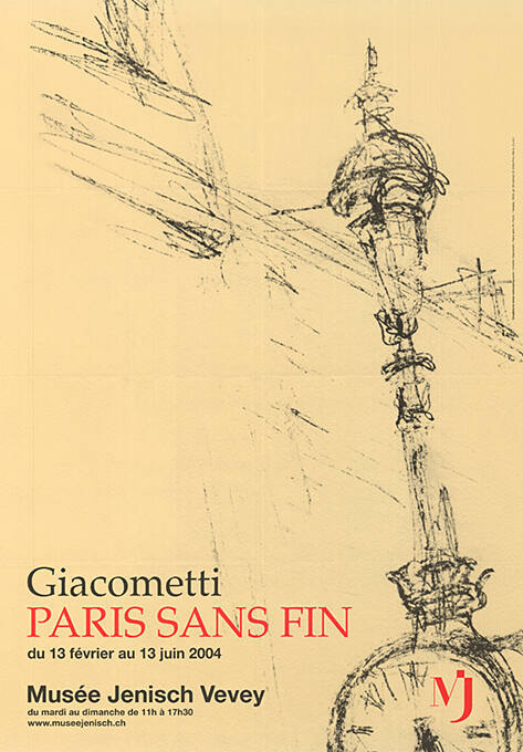 Giacometti, Paris sans Fin, Musée Jenisch Vevey