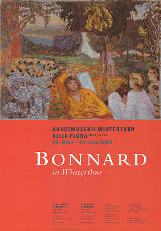 Bonnard in Winterthur, Kunstmuseum Winterthur, Villa Flora Winterthur