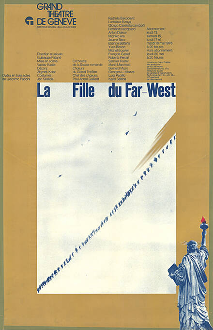 La Fille du Far-West, Giacomo Puccini, Grand Théâtre de Genève