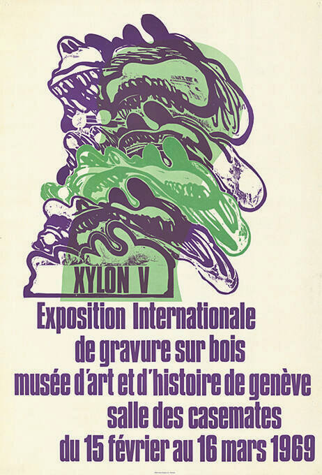 Xylon V, Exposition Internationale de gravure sur bois, Musée d’Art et d’Histoire de Genève