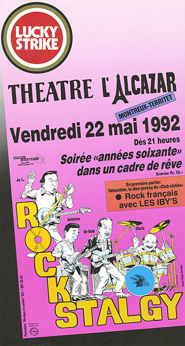 Rockstalgy 1992, Theatre l’Alcazar, Montreux