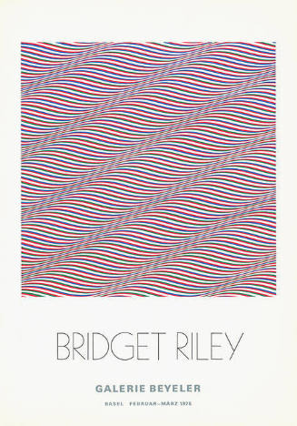 Bridget Riley, Galerie Beyeler, Basel