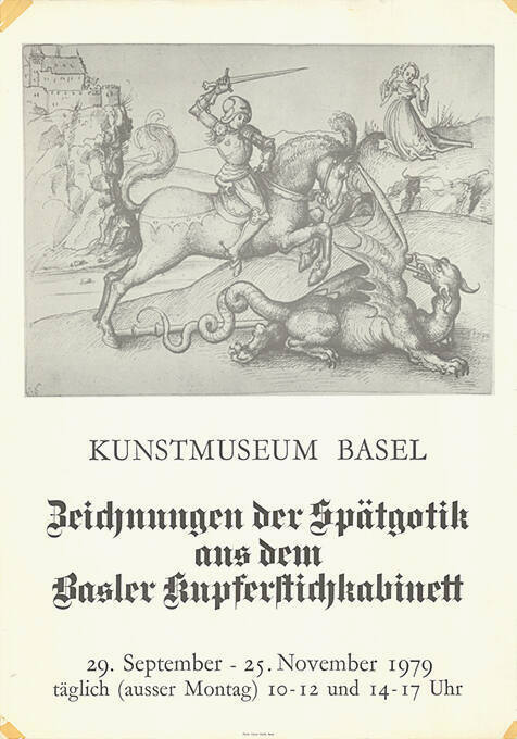 Zeichnungen der Spätgoik aus dem Basler Kupferstichkabinett, Kunstmuseum Basel