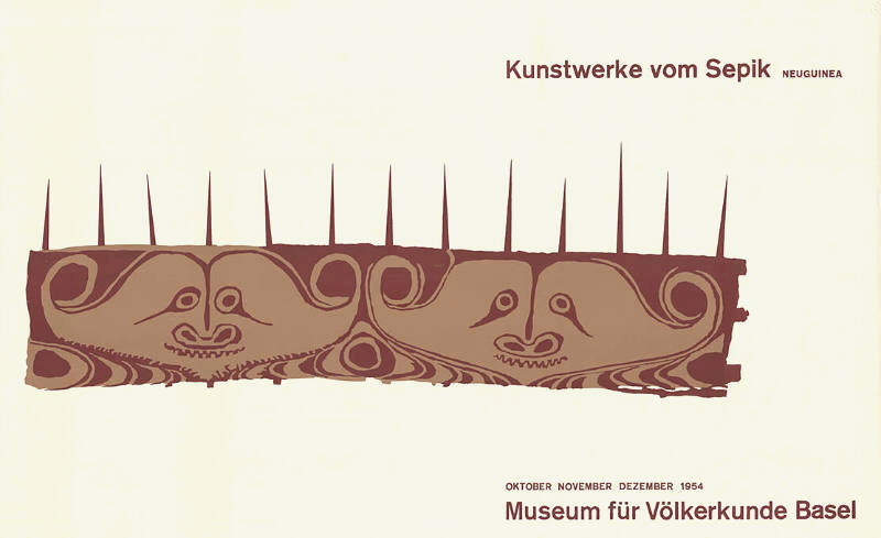 Kunstwerke vom Sepik, Neuguinea, Museum für Völkerkunde, Basel