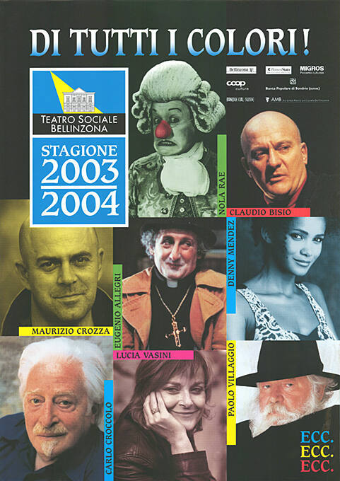 Di Tutti i Colori! Teatro Sociale Bellinzona, Stagione 2003/2004