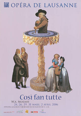 Così fan tutte, W.A. Mozart, Opéra de Lausanne