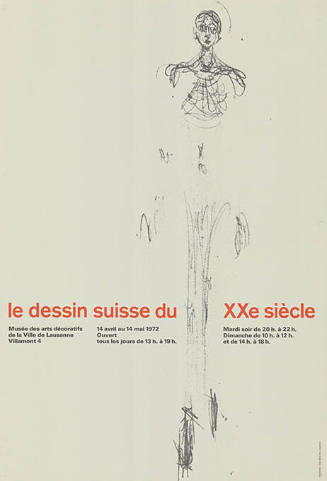 le dessin suisse du XXe siècle, Musée des arts décoratif de la ville de Lausanne