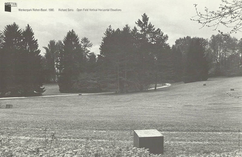 Skulptur im 20. Jahrhundert, Wenkenpark Riehen / Basel, 1980, Richard Serra