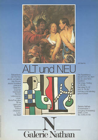 Alt und Neu, Galerie Nathan, Zürich