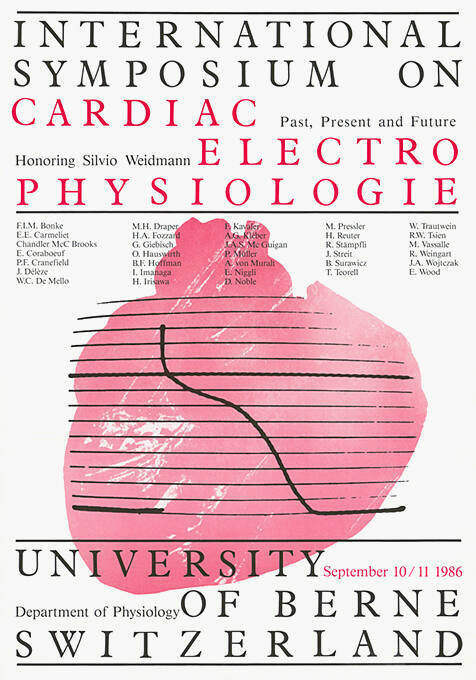 International Symposium on Cardiac Electro Physiologie, University of Berne Switzerland