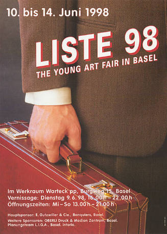 Liste 98, The Young Art Fair in Basel, Werkraum Warteck pp, Basel