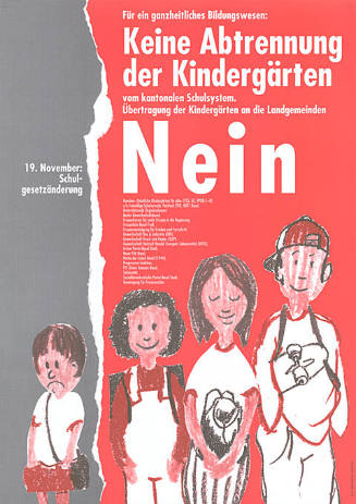 Keine Abtrennung der Kindergärten, Nein