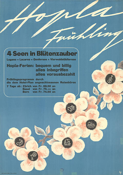 Hopla Frühling, 4 Seen im Blütenzauber