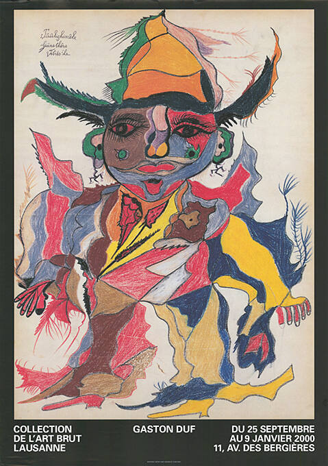 Gaston Duf, Collection de l’art brut, Lausanne