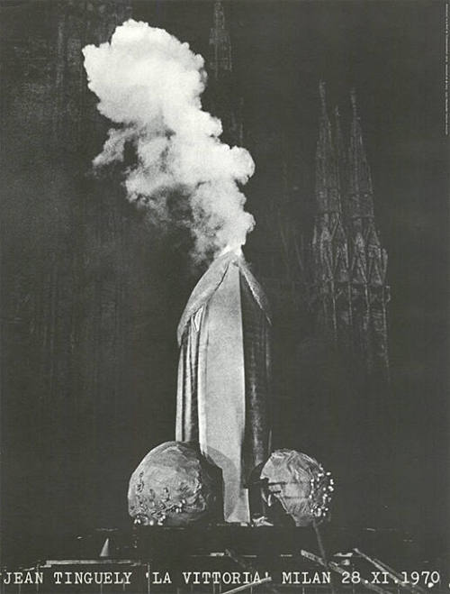 Jean Tinguely, ‘La Vittoria’, Milan, 28.XI.1970