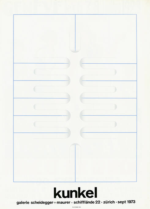 Kunkel, Galerie Scheidegger + Maurer, Zürich