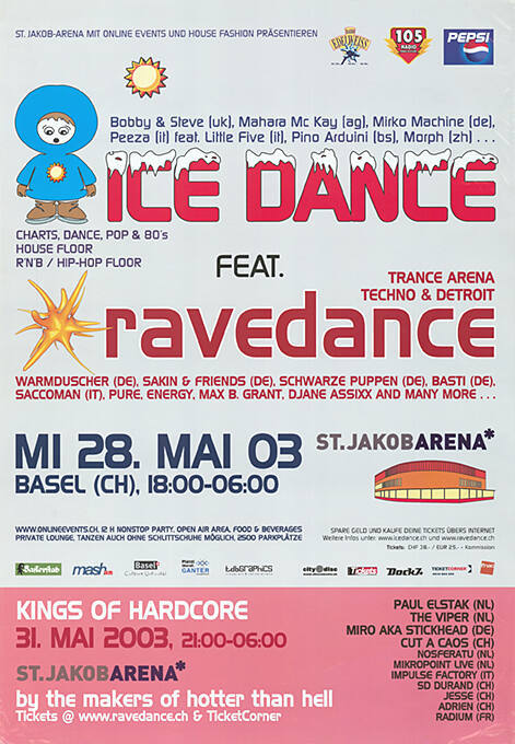 Ice Dance Feat. Ravedance, St. Jakobarena Basel