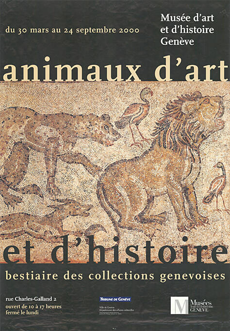 Animaux d’art et d’histoire, Musée d’art et d’histoire Genève