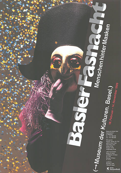 Basler Fasnacht, Menschen hinter Masken, Museum der Kulturen, Basel