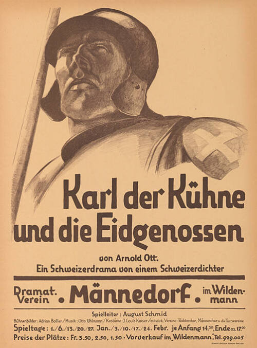 Karl der Kühne und die Eidgenossen, Arnold Ott, Wildenmann, Männedorf