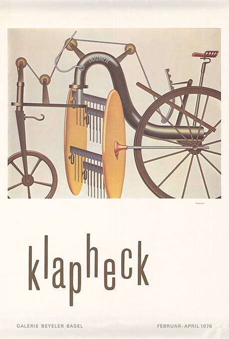 Klapheck, Galerie Beyeler, Basel