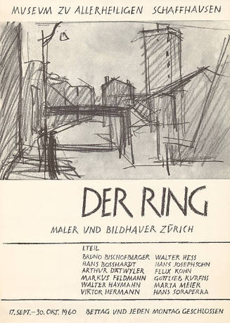 Der Ring, Maler und Bildhauer Zürich, Museum zu Allerheiligen, Schaffhausen