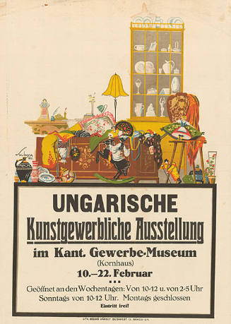 Ungarische Kunstgewerbliche Ausstellung im Kant. Gewerbe-Museum