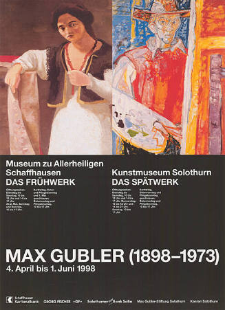 Max Gubler (1898–1973), Museum zu Allerheiligen Schaffhausen, Kunstmuseum Solothurn