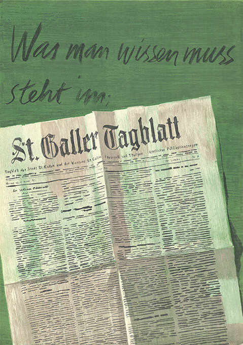 Was man wissen muss steht im St. Galler Tagblatt