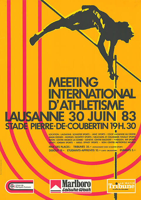 Meeting International d’Athletisme, Lausanne