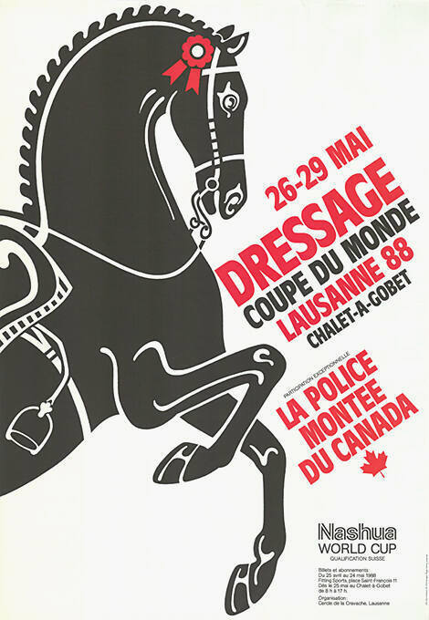 Dressage, Coupe du Monde, Lausanne 88