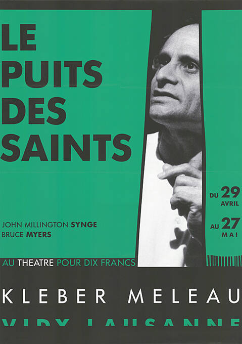 Le puits des saints, John Millington Synge, Bruce Myers, Théâtre Kléber-Méleau, Vidy, Lausanne