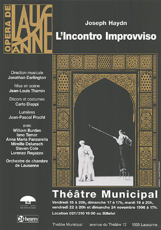 L’Incontro Improvviso, Joseph Haydn, Théâtre Municipal, Lausanne