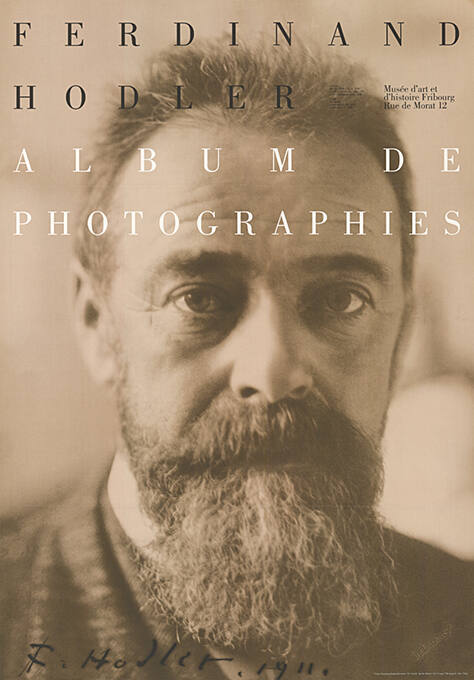 Ferdinand Hodler, Album de Photographies, Musée d’Art et d’Histoire, Fribourg