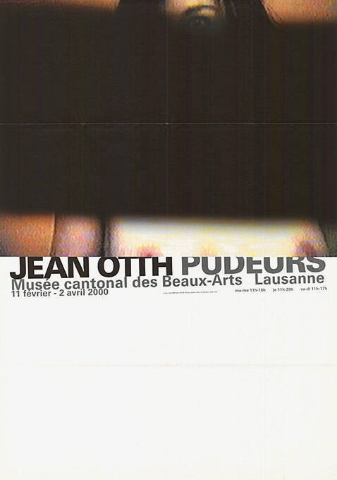 Jean Otth, Pudeurs, Musée cantonal des Beaux-Arts, Lausanne