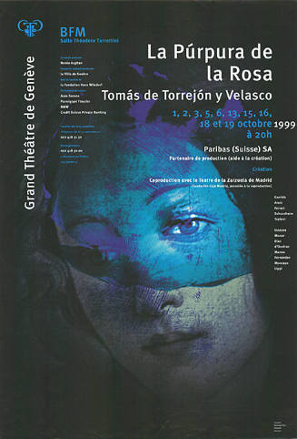 La Purpura de la Rosa, Tomas de Torrejon y Velasco, Grand Théâtre de Genève