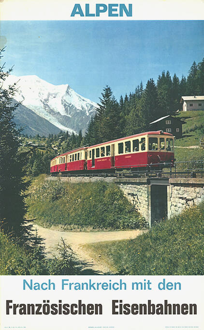 Alpen, Nach Frankreich mit den Französischen Eisenbahnen