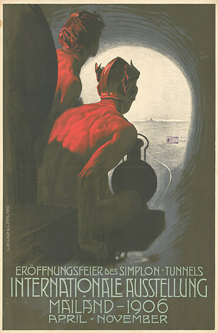 Eröffnungsfeier des Simplon-Tunnels, Internationale Ausstellung Mailand – 1906