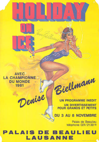 Holiday on Ice, Denise Biellmann, Palais de Beaulieu Lausanne