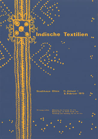 Indische Textilien, Stadthaus Olten